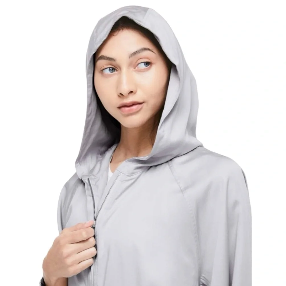 Lululemon City Stroll Stargaze Lavender Lightweight Tencel CasualHoodie Womens 6